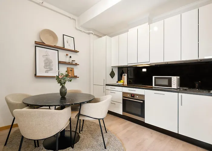 3-roms I Hjertet Av Sandviken Apartament *